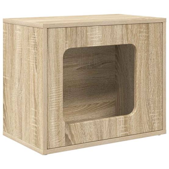 Chatiere bois marron 51 x 30 x 42,5 cm - Prolenta premium p332.8 - Image 1