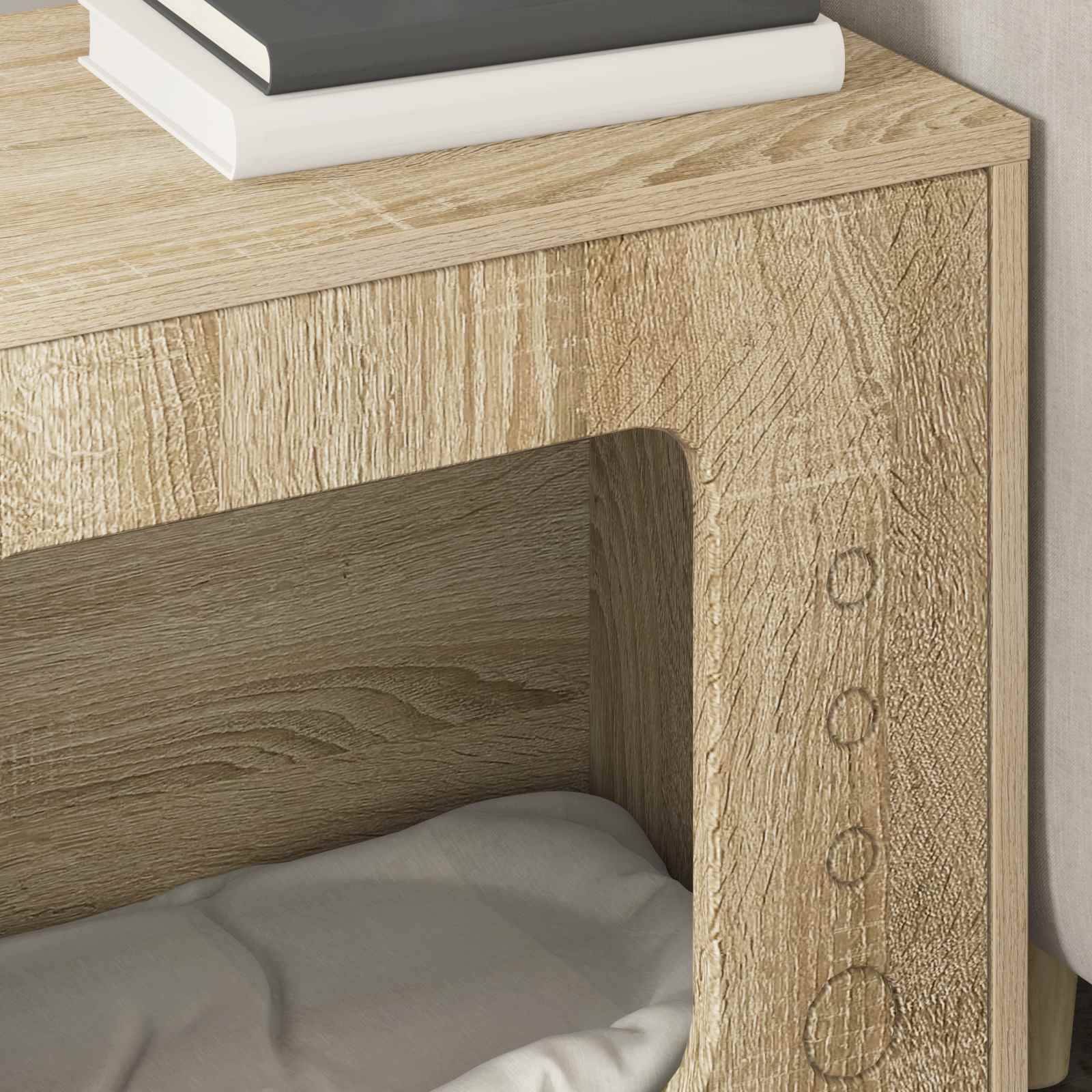 Chatiere bois marron  51 x 30 x 42,5 cm  - Prolenta premium p332.8 - Image 4