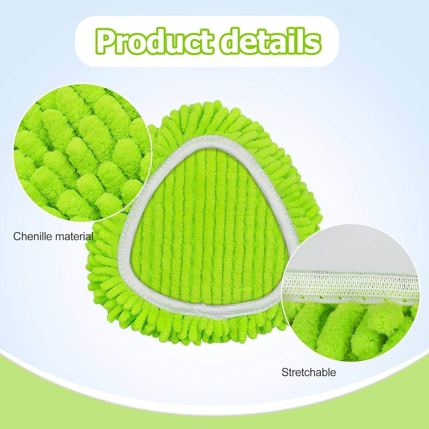 Têtes de Remplacement pour Mop Compatible O-cedar Easy Wring 1-Tank (4 Pièces) -IntiMeg - Image 8