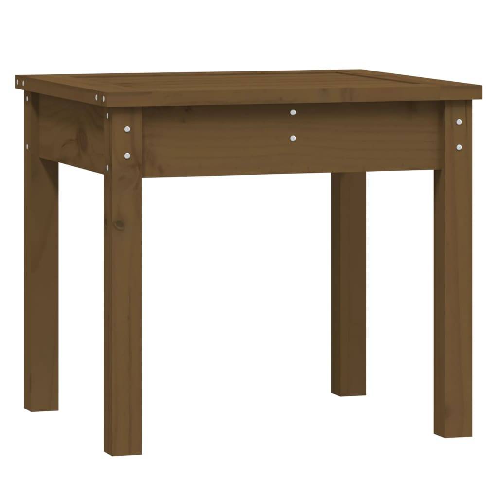 Helloshop26 - Banc de jardin meuble de patio d'extérieur terrasse 50 x 44 x 45 cm bois de pin massif marron miel - Imagen 1