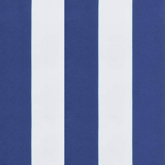 Coussins de banc de jardin lot de 2 | Coussins d'extérieur rayures bleues et blanches Maison Chic - Image 7