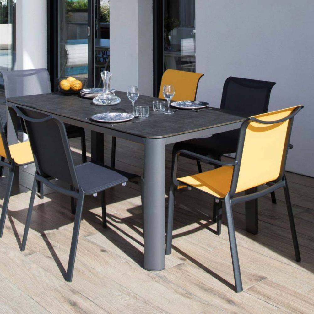 Fauteuil pour l'extérieur en aluminium Cauro - Imagen 4