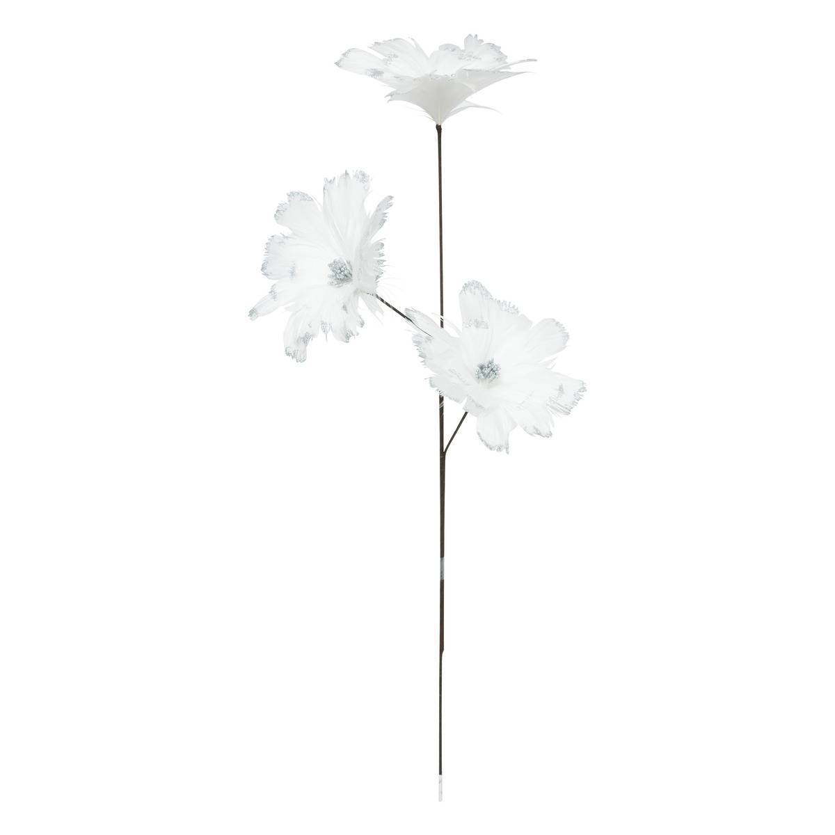 Fééric Lights & Christmas - Branche plume blanc H65 - Atmosphera Créateur d'intérieur - Imagen 1