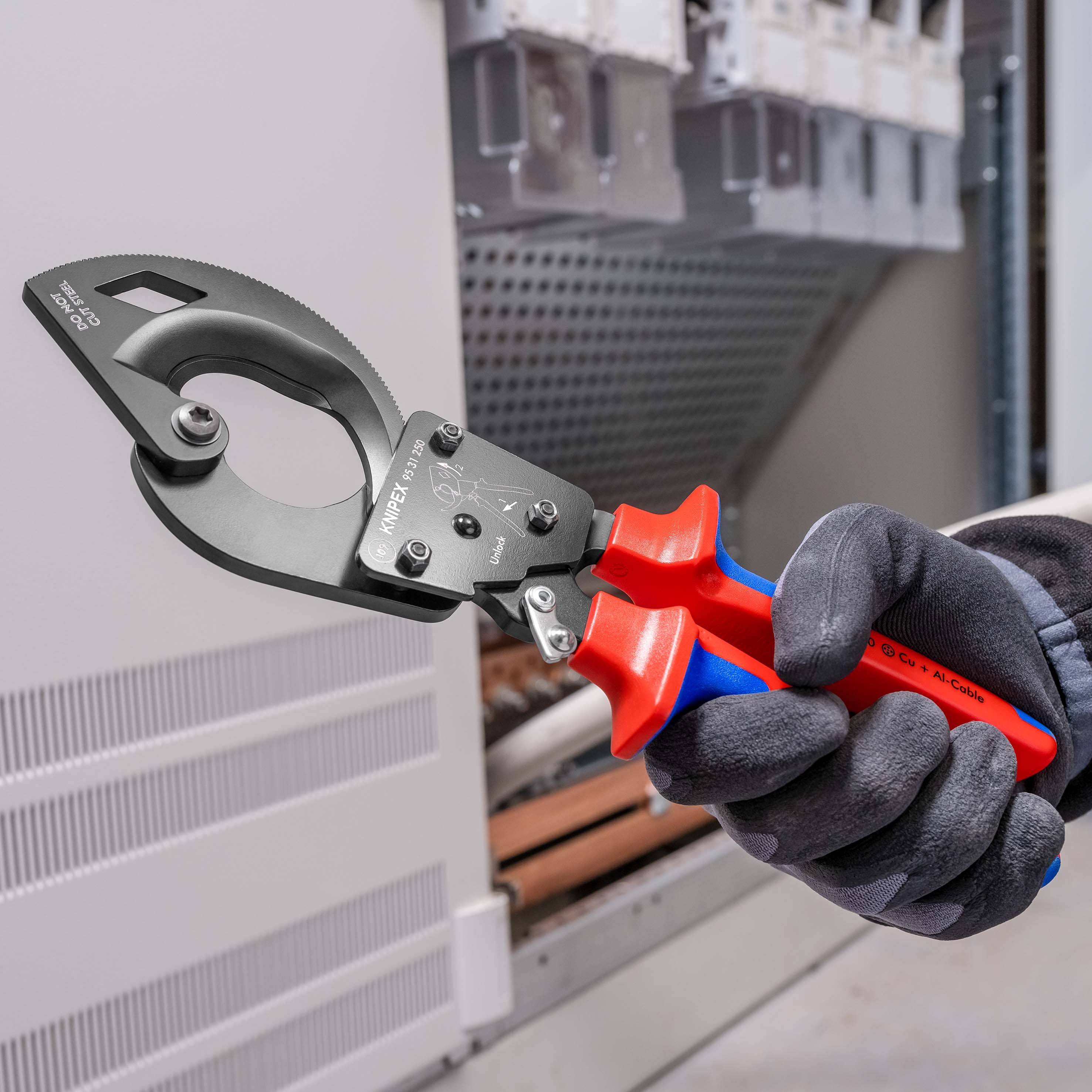 Knipex - Coupe-câbles à cliquet - KNIPEX - 250 mm - 95 31 250 - Imagen 2