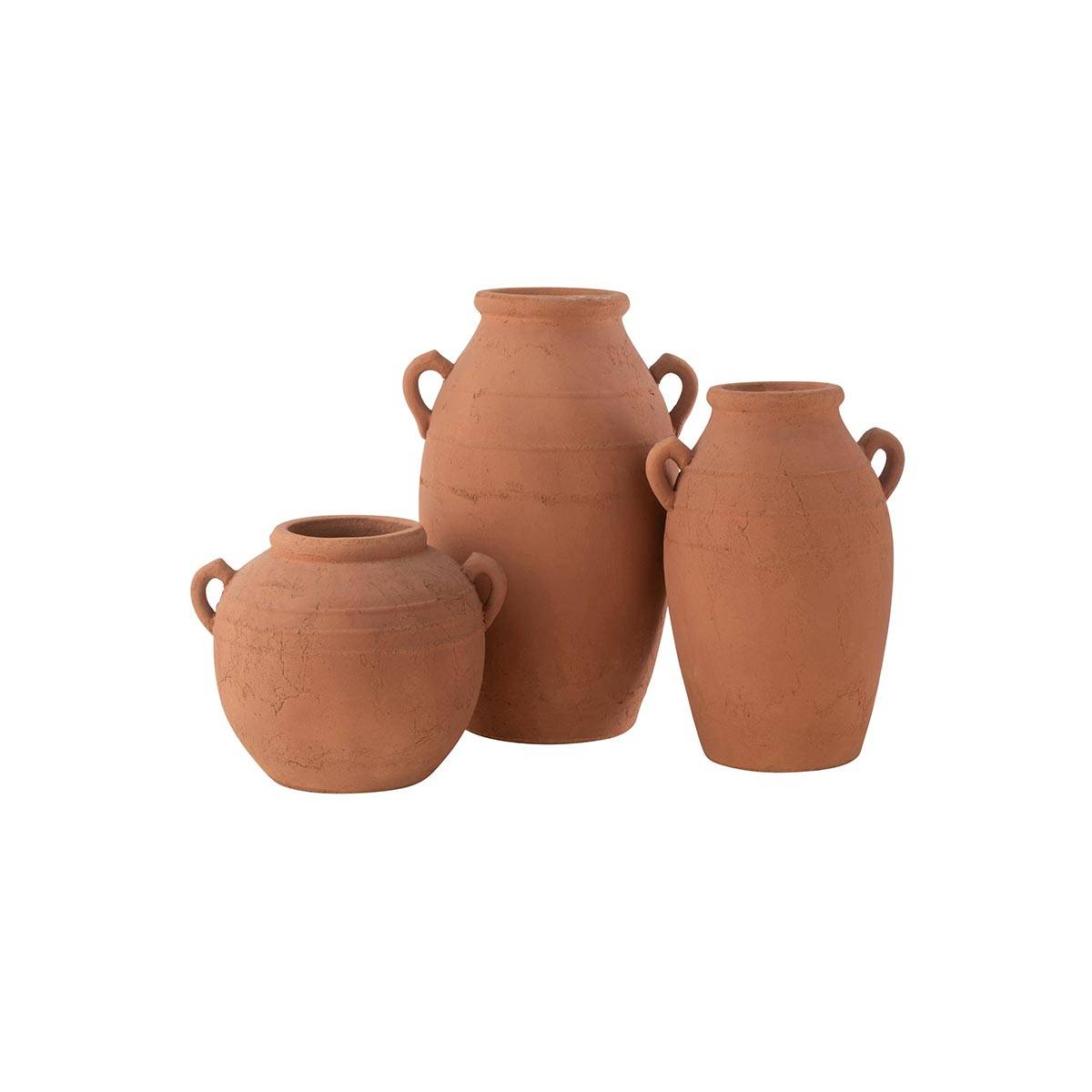 Vase Jarre en Terre Cuite "Moke" 47cm Cuivre - Image 2