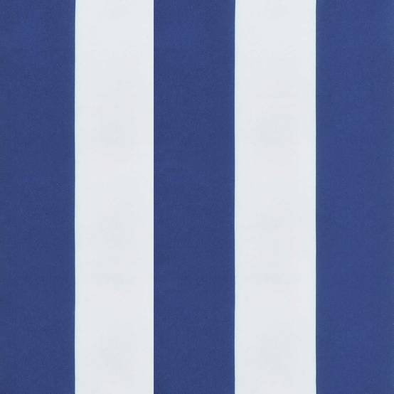 Coussins d'extérieur tissu bleu et blanc 120 x 50 x 7 cm, poids:6.9kg - PANGIVO - Image 8