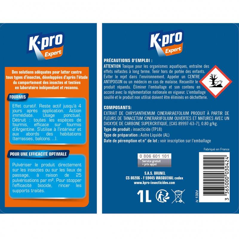 Kapo - Insecticide Antifourmis, 1 Litre KAPO - Image 5