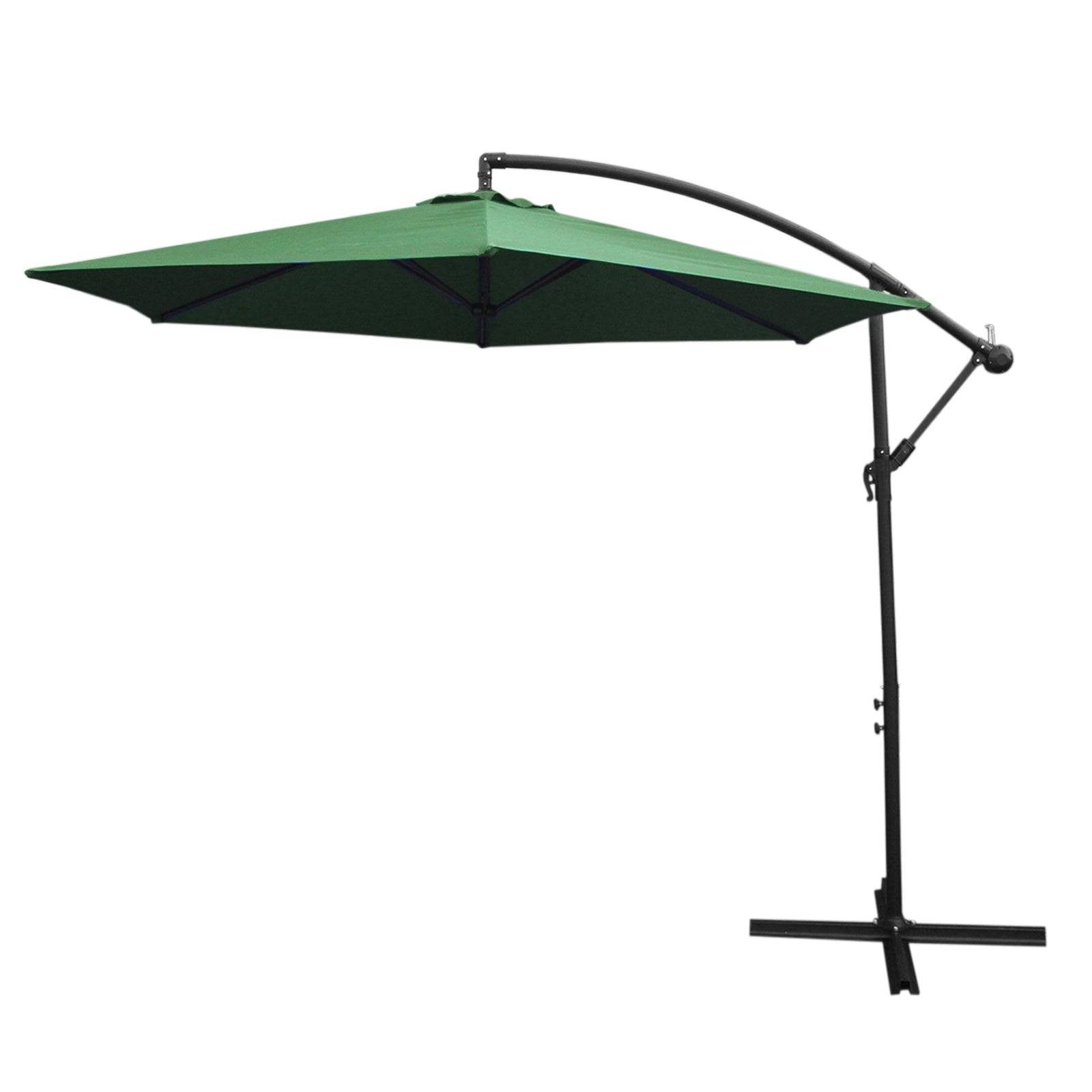 Monstershop - Parasol Cantilever Vert 3m x 3m x 2.5m - Imagen 1