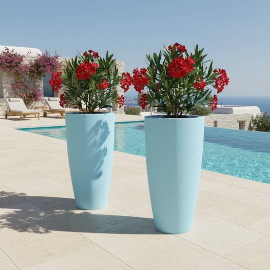 Pot de fleurs conique 200l delight - plast'up rotomoulage - Image 4