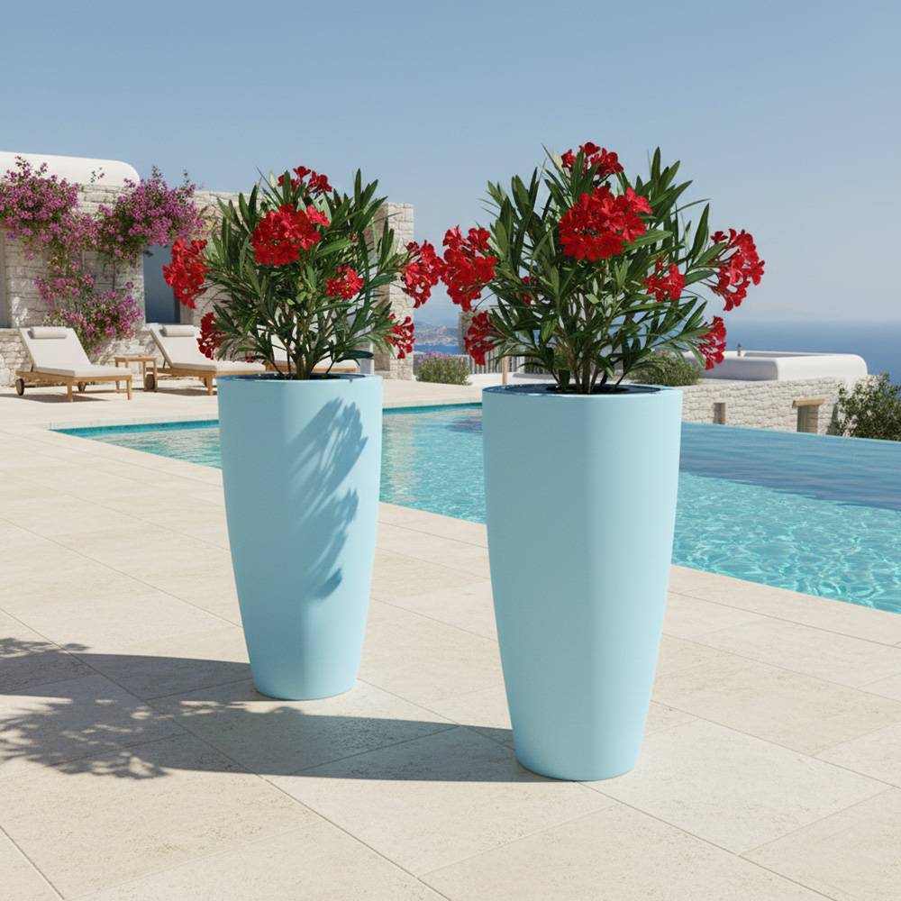 Pot de fleurs conique 200l delight - plast'up rotomoulage - Image 4