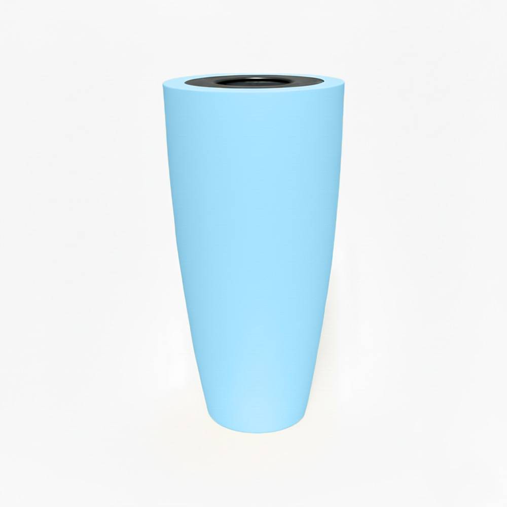 Pot de fleurs conique 200l delight - plast'up rotomoulage