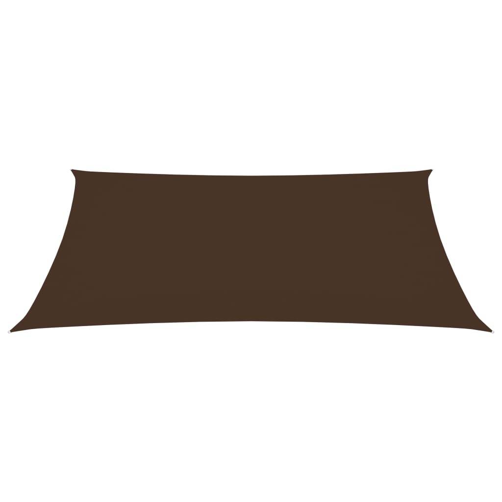 Helloshop26 - Voile toile d'ombrage parasol tissu oxford rectangulaire 3 x 4,5 m marron - Imagen 2