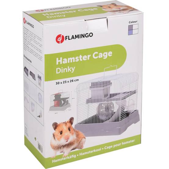 Cage Dinky bleu 30 x 23 x 26 cm pour petit rongeur - Imagen 4