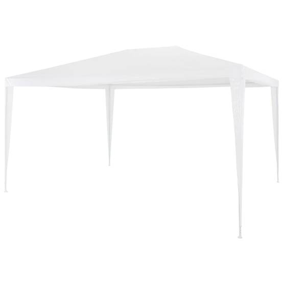 Tente de Jardin Polyéthylène et Acier Protection Anti-UV pour Fête Blanc 3x4 m – ComfortXL Outdoor Living - Image 1