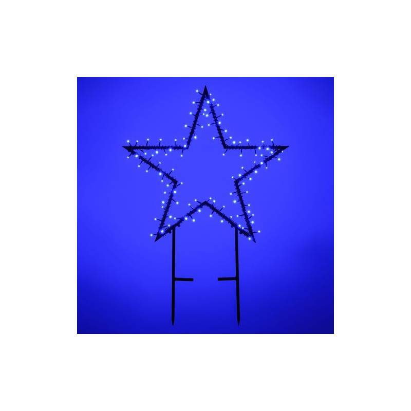 Lotti - Étoile lumineuse à planter 75cm 100 Led RGB 48 effets Wonder télécommande Lotti - Imagen 8