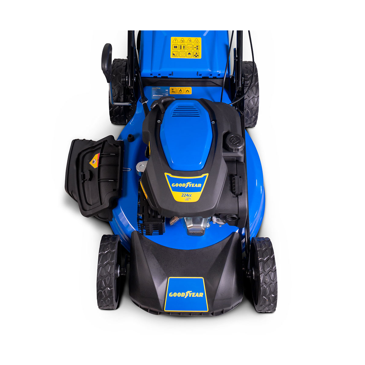Tondeuse thermique Autotractée 7.5CV Démarrage électrique Moteur 4T OHV 224 cm³ Surfaces 2000m² GOODYEAR - Image 5