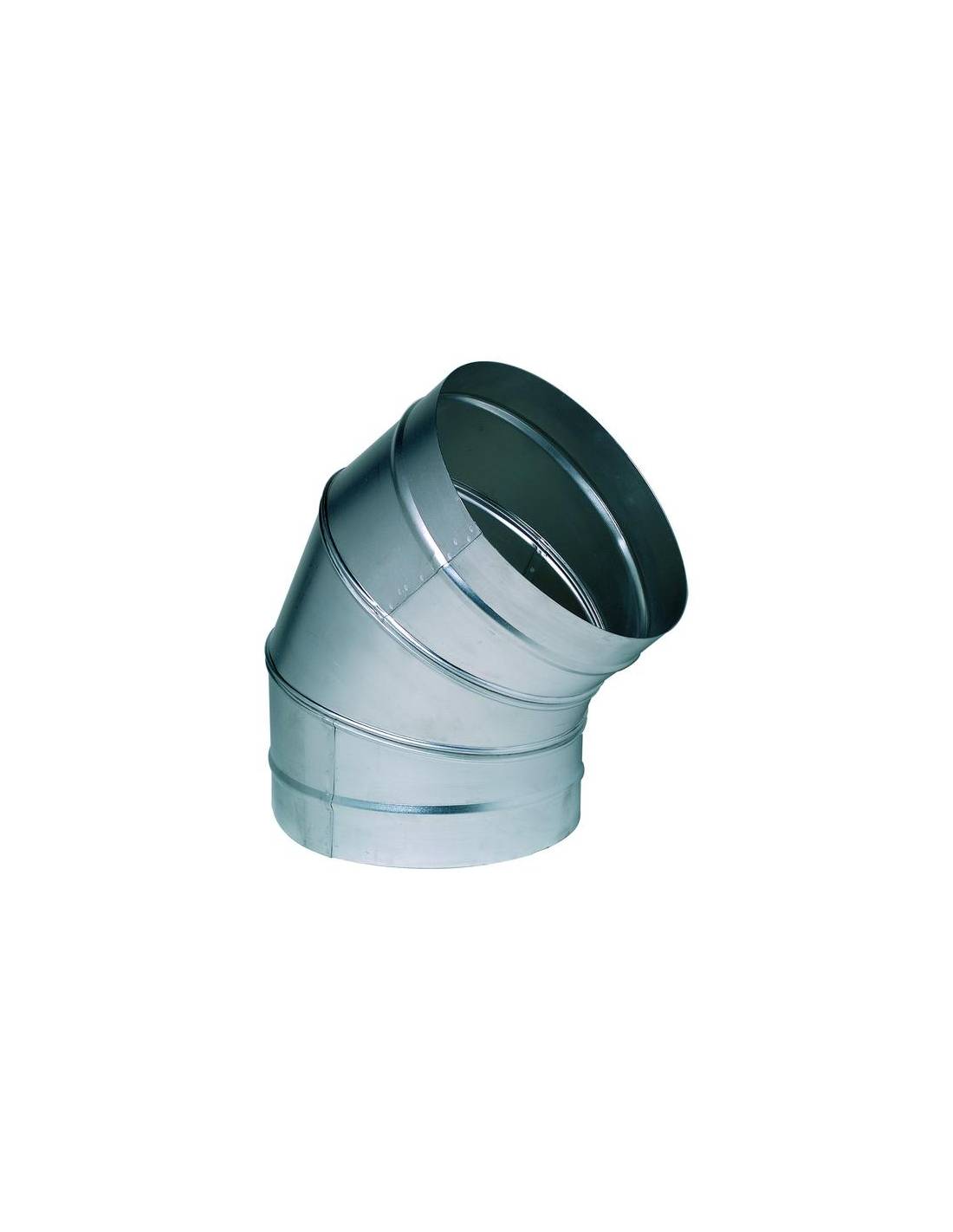 Coude 45° Galva D400 Conduit Ventilation Galvanisé - Aldes