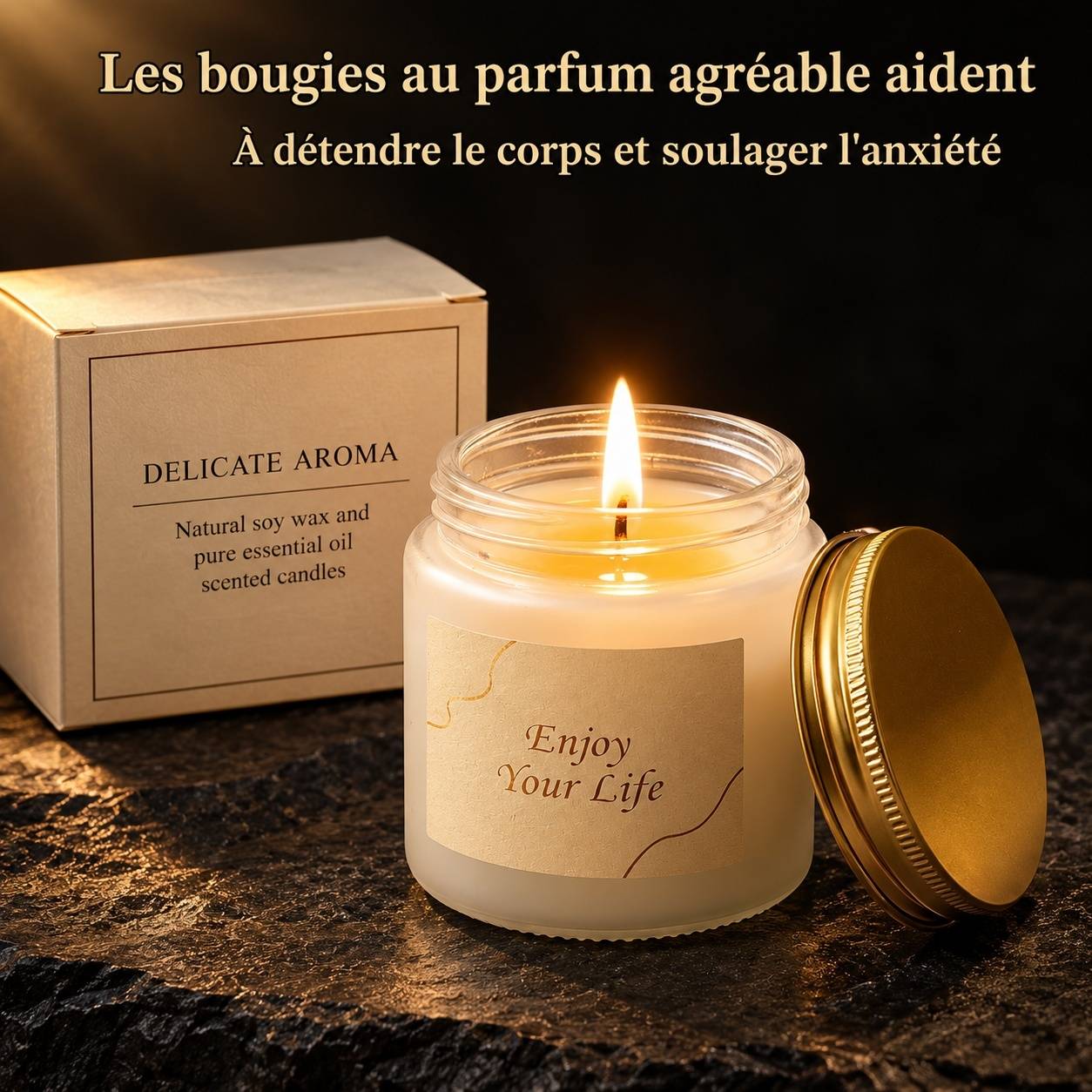 Coffret Cadeau Femme Panier Osier Mug Sous Tasse Bougie Parfumée Serviette Collier
(79 caractères) - Image 7