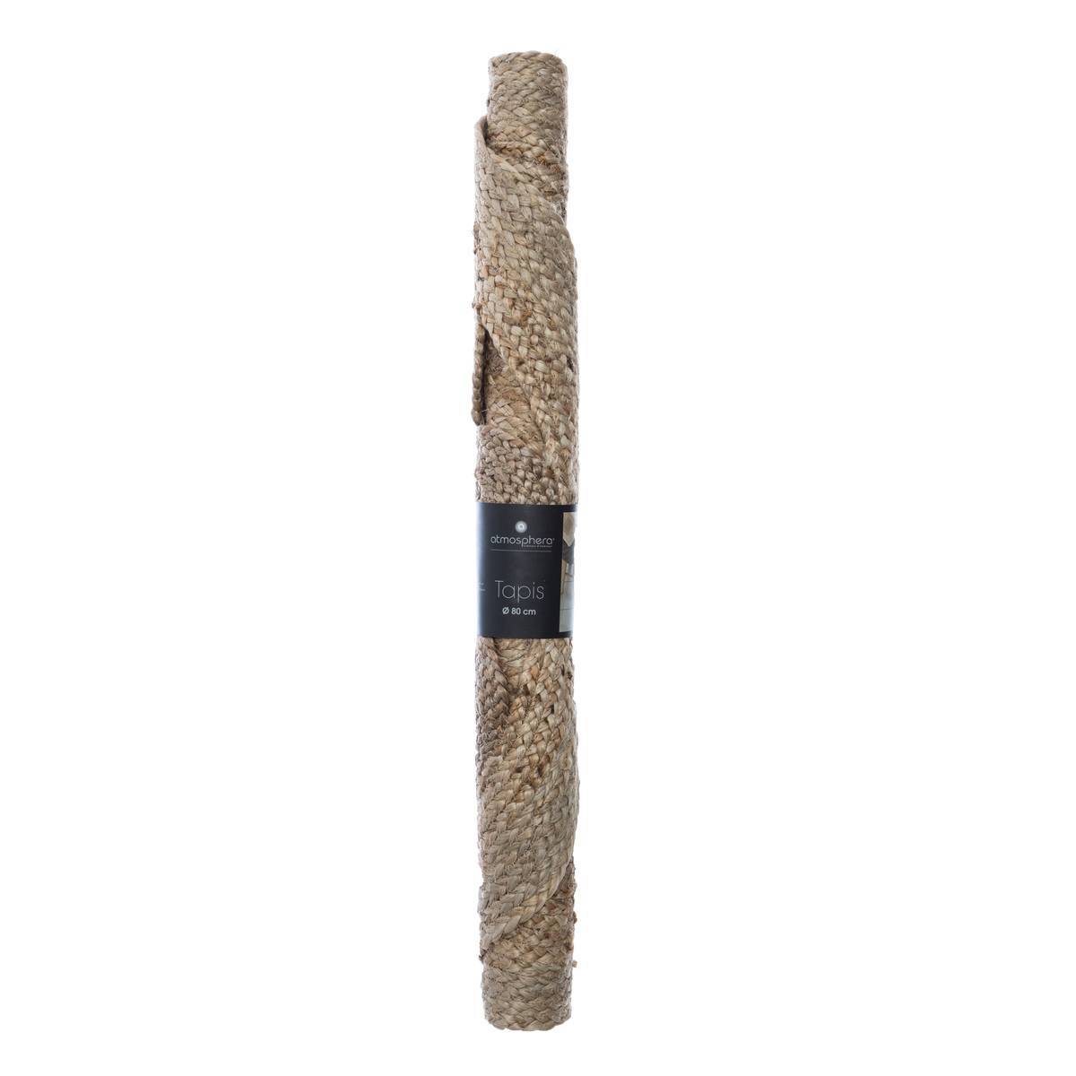 Atmosphera - Tapis ajouré "Esra" jute D80cm - Atmosphera Créateur d'intérieur - Imagen 5