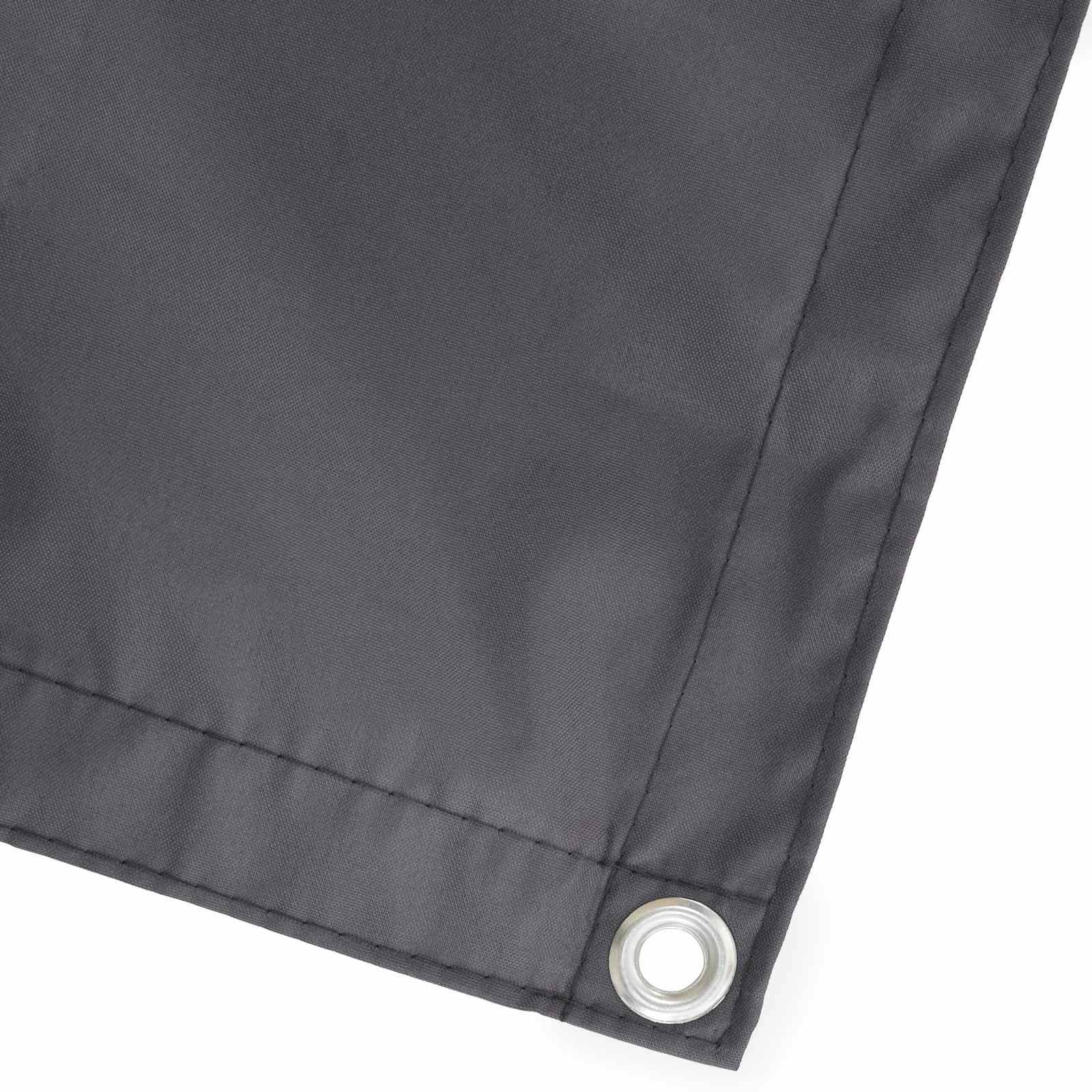 Écran de balcon polyester anthracite 400 x 150 cm - PANGIVO - Image 2
