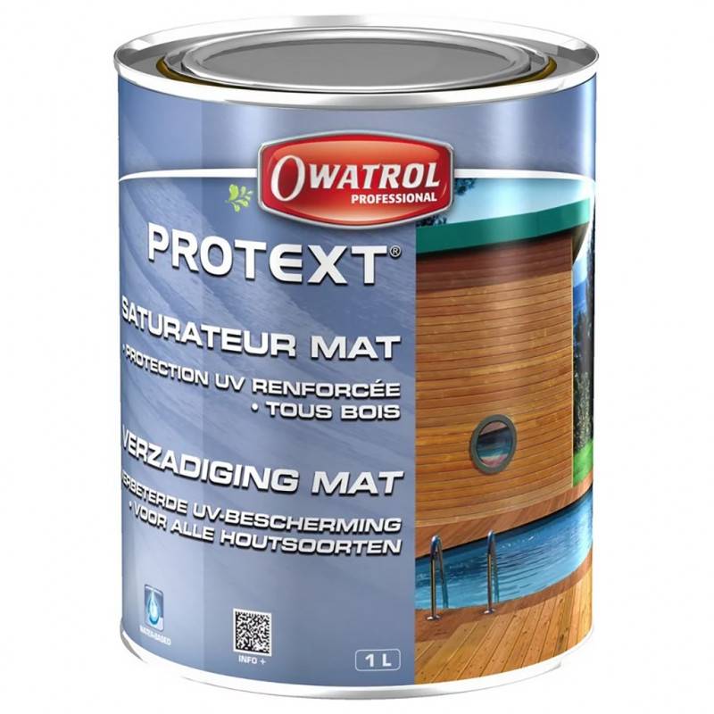 Owatrol - Saturateur mat bois Protext 1L OWATROL - Ton: Gris graphite