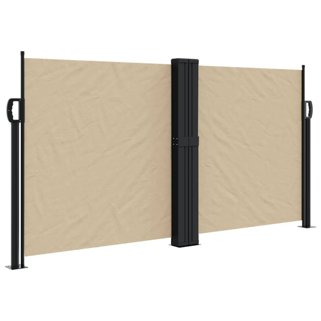 Maison Chic - Store Banne - Auvent latéral rétractable beige 120x1000 cm - MEUBLE PRO - Image 1