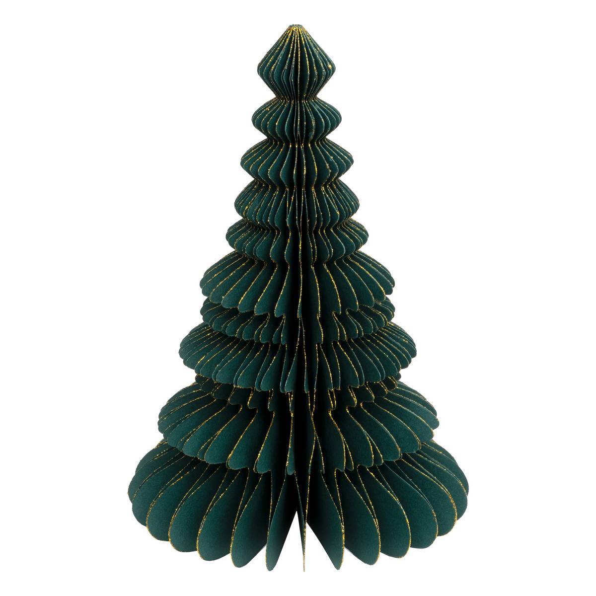 Atmosphera - Árbol H.30cm papel verde - Atmosphera Creador de interiores - Imagen 1