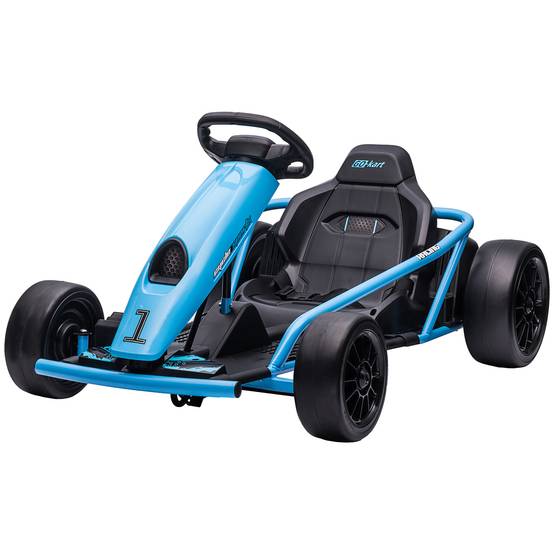 Sans Marque - Kart Électrique Enfants 24V Go Kart Mode Drift 8-12 ans Bleu - Image 2