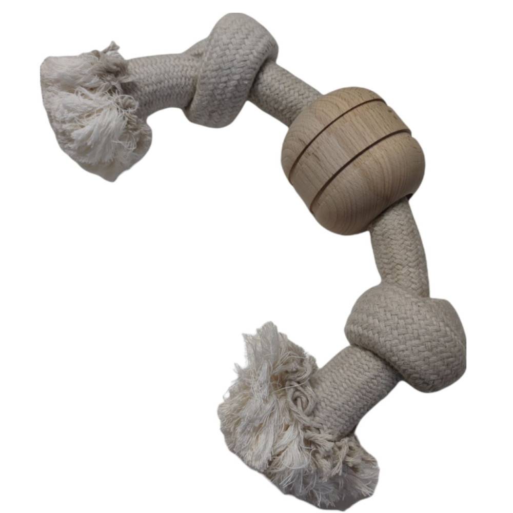 Corde Wild Mix Giant 2 nœuds, taille ø 3 cm x 40 cm, jeux pour chien. - Imagen 6