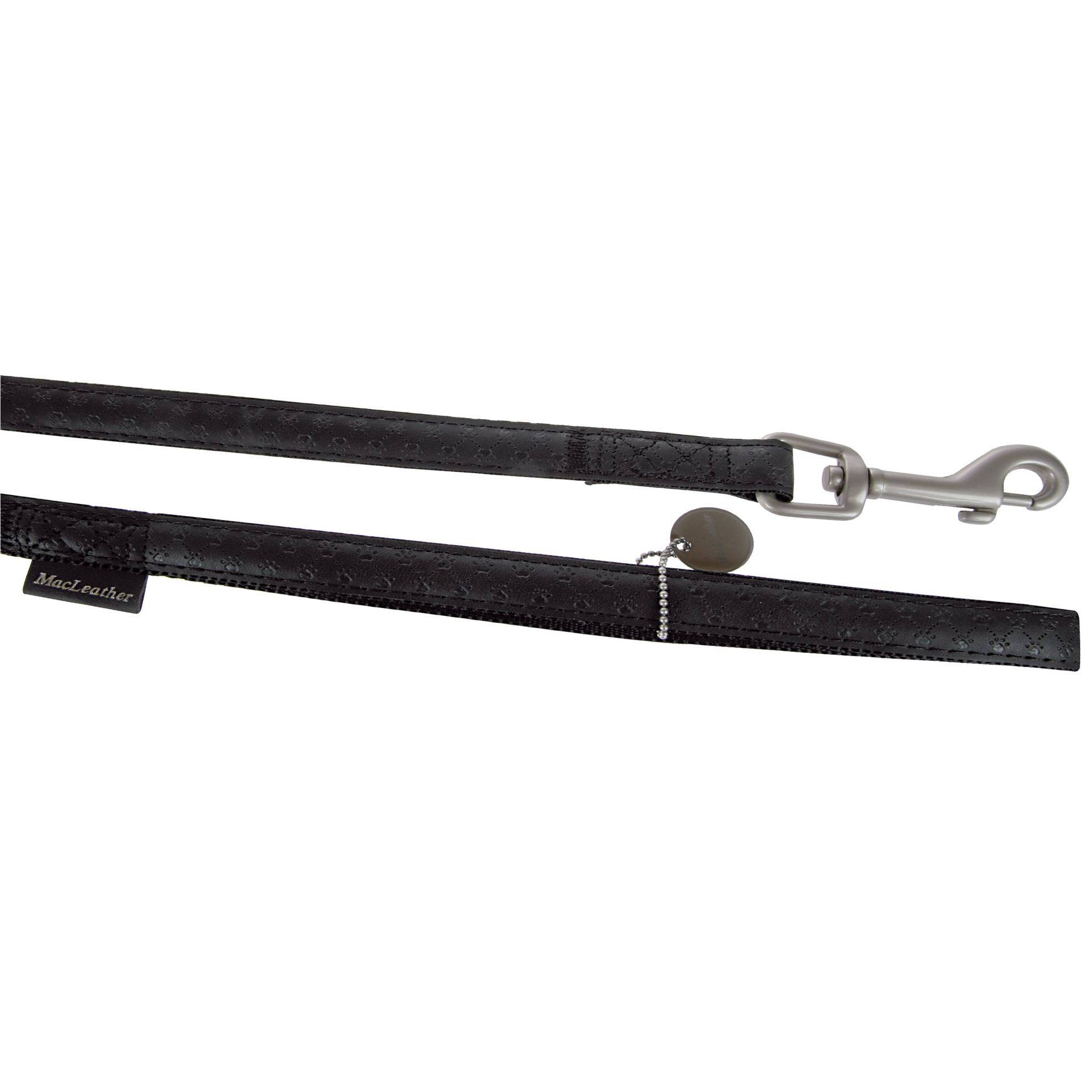Laisse simple Mc Leather noir Taille : T1 DOOGY GLAM