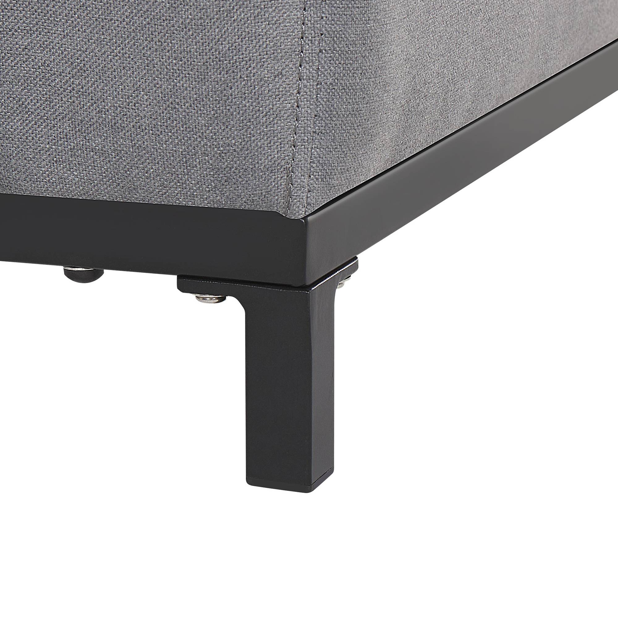 Beliani - Canapé de jardin, 2 Personnes Tissu Gris ROVIGO - Beliani - Imagen 8