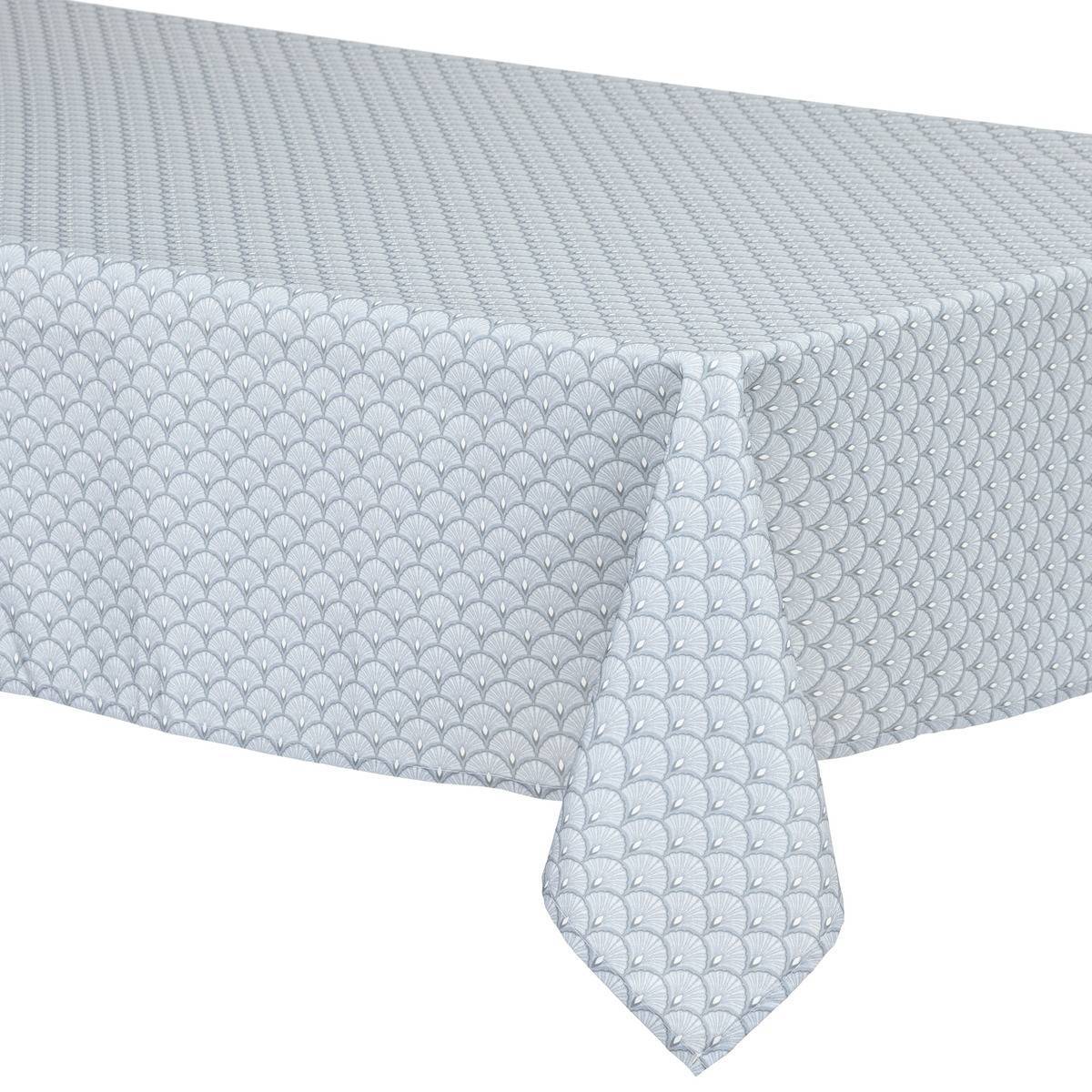 Atmosphera - Nappe anti-tache "Livia" gris 150x300cm - Atmosphera Créateur d'intérieur - Imagen 2