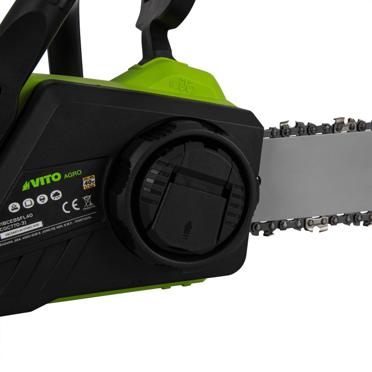 Tronçonneuse sans fil 40V Guide Oregon Lame 35 cm brushless Sans Batterie ni chargeur VITO - Image 7