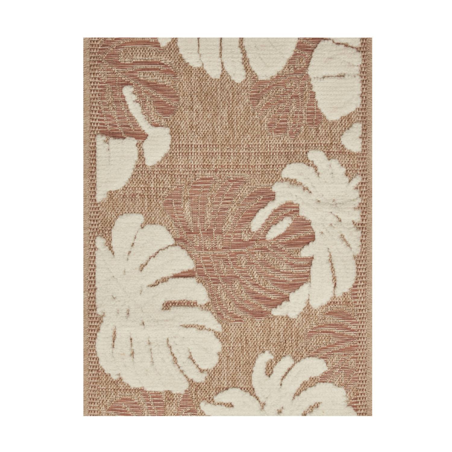 Autre - Tapis intérieur et extérieur en polypropylène marron 60x90cm - Imagen 1