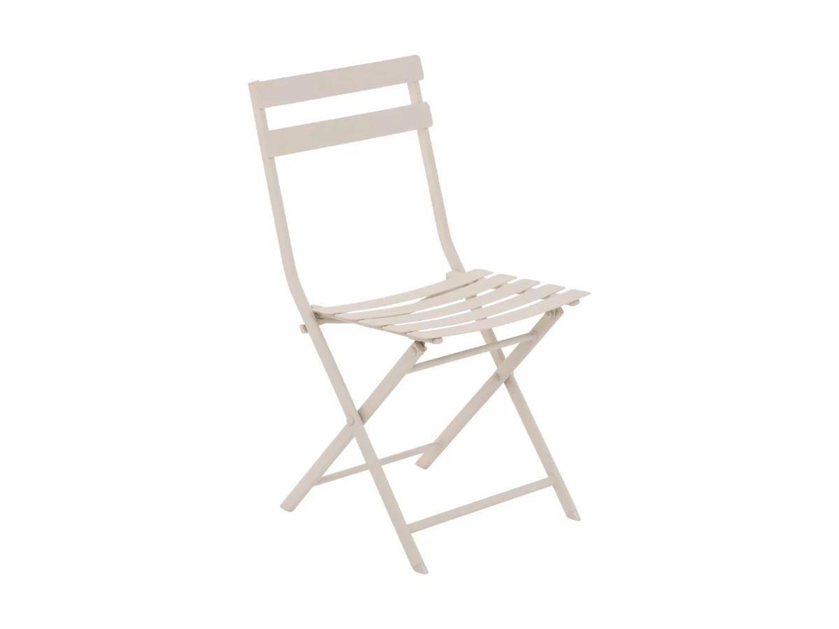 Hesperide - Lot de 2 Chaises de jardin métal pliante Greensboro Argile - Hespéride - Image 4
