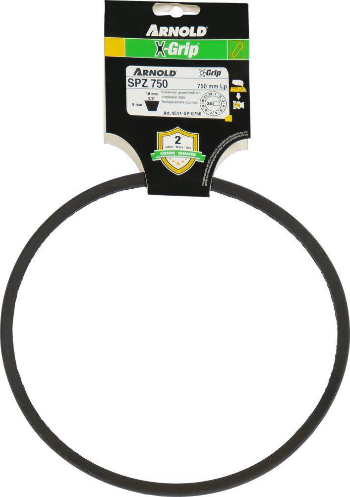 Arnold - Courroie trapézoïdale X-Grip V de type SPZ 750 Arnold - Imagen 1