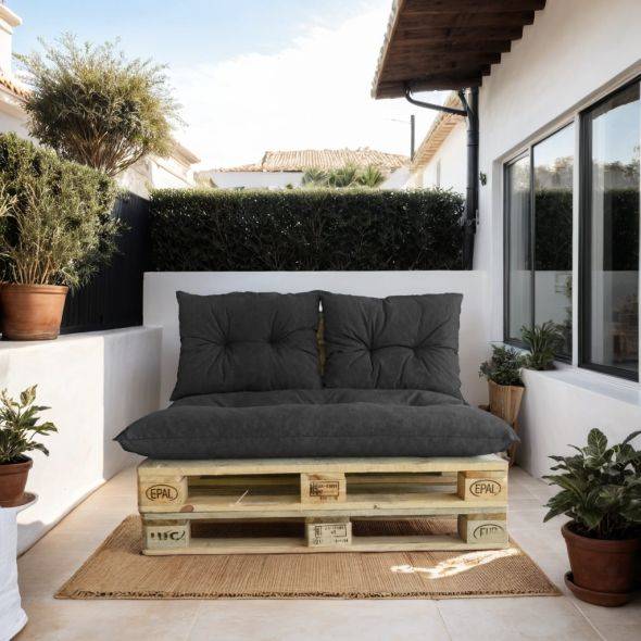 Beau Rivage - Kit matelas EZARRI pour palette coloris ardoise Beau Rivage - Imagen 2