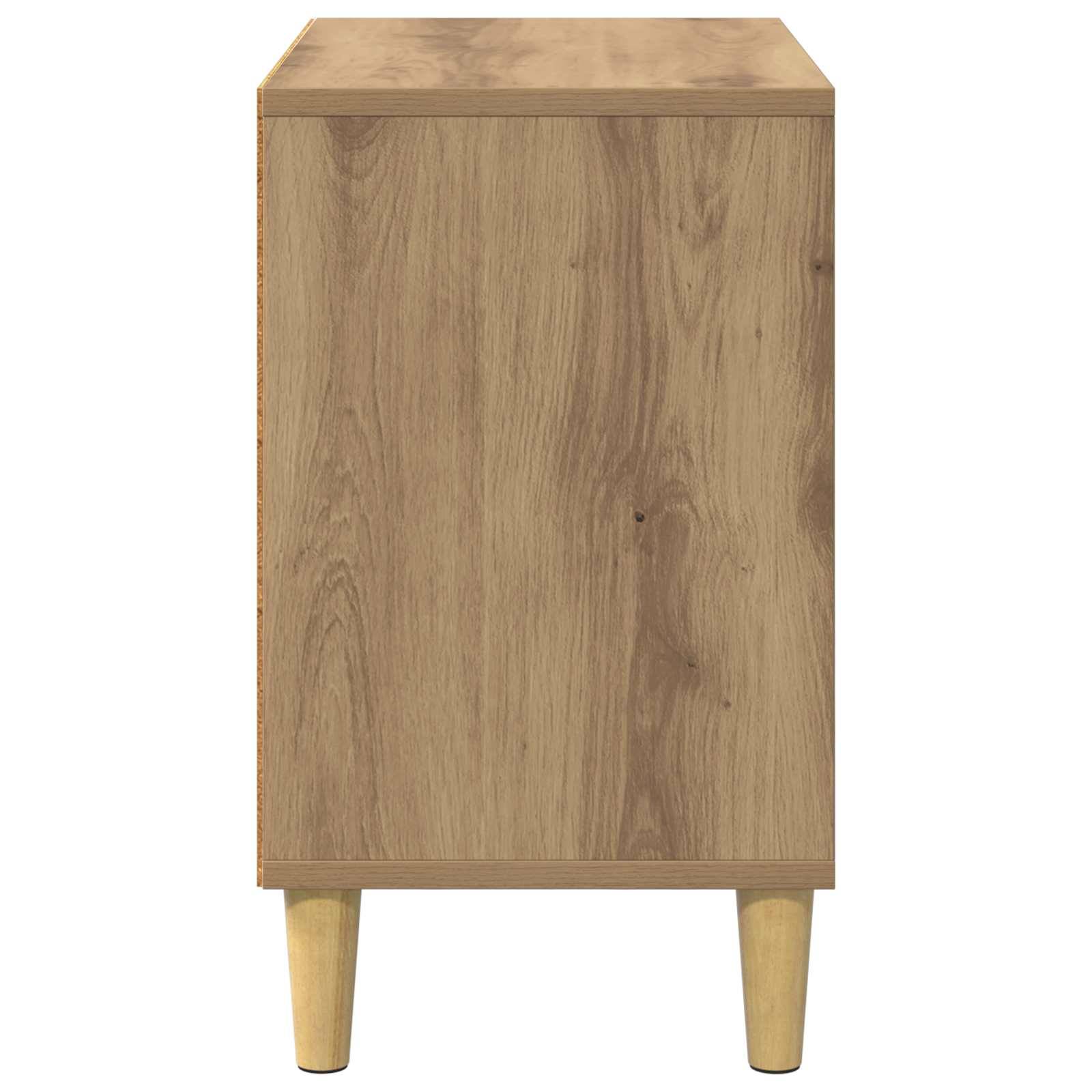 Maison pour chat bois d'ingénierie chêne artisan 51 x 30 x 52 cm, Poids:9.37kg - PANGIVO - Image 6
