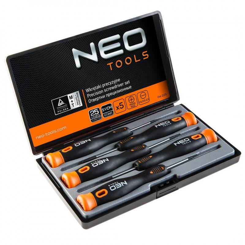 Neo Tools - Tournevis de précision NEO TOOLS 04-225 jeu de 5 pièces SvCm Neo tools - Imagen 1
