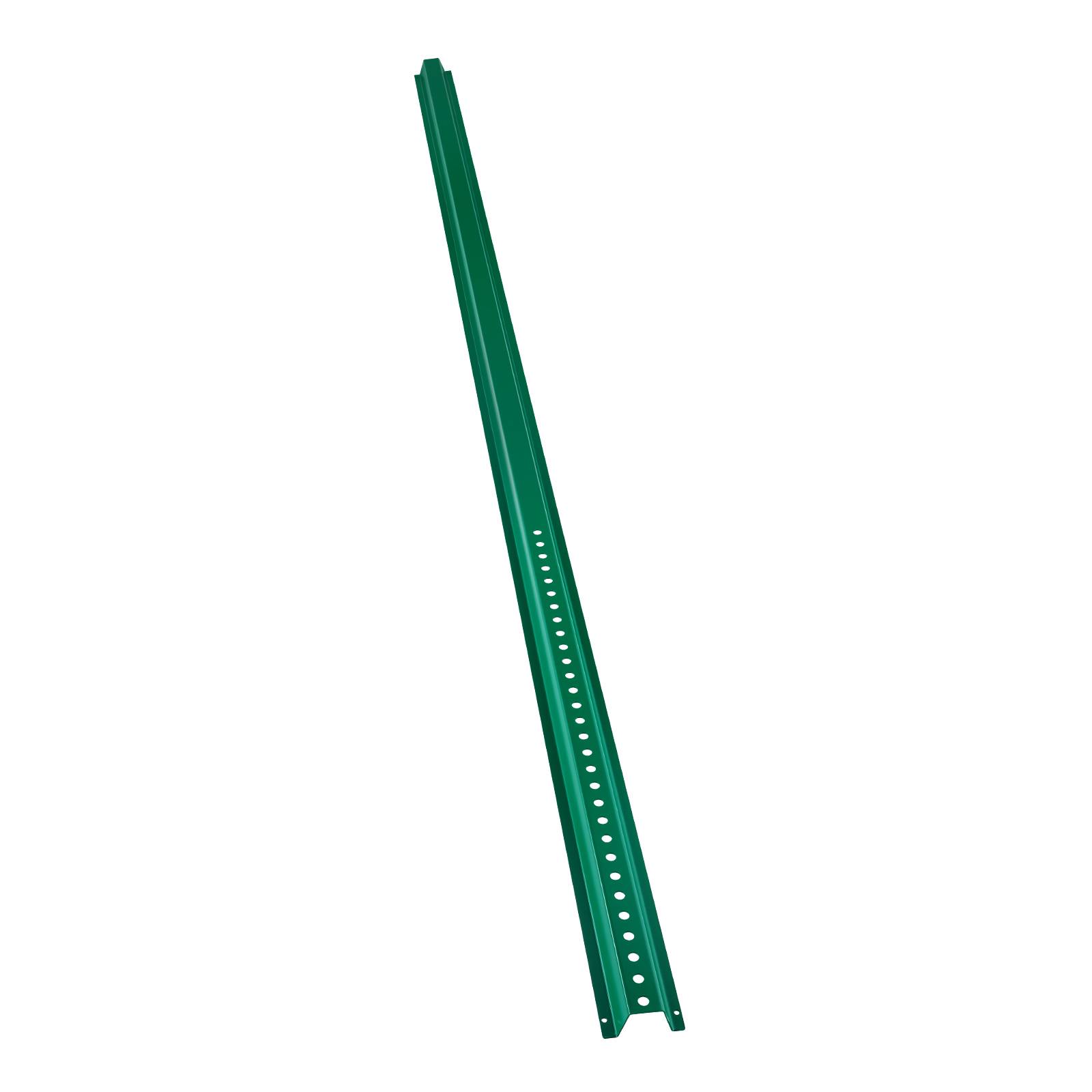 VEVOR Lot 4 poteaux signalisation U 2.4m, acier vert, jardin. - Image 9