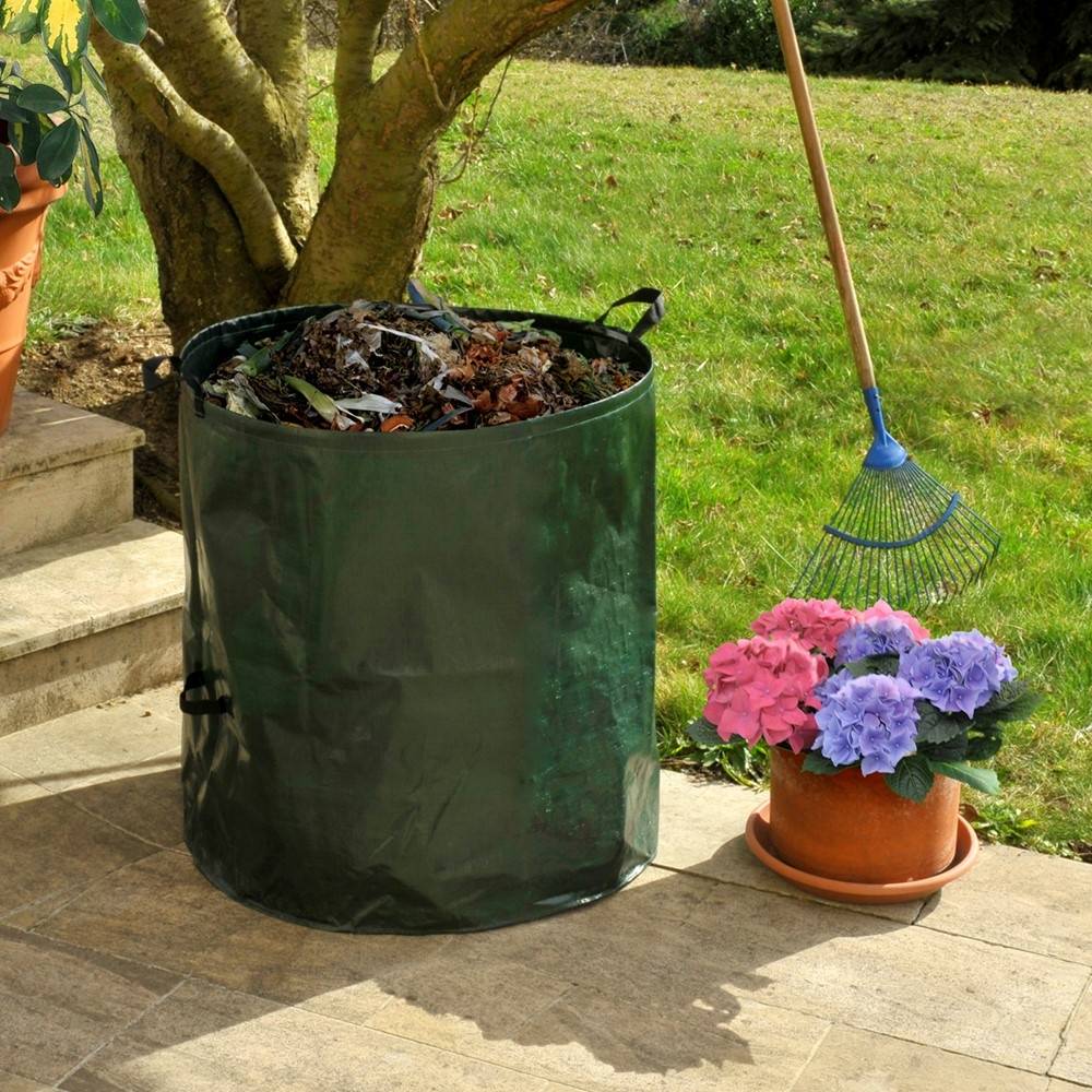 Sac de jardin réutilisable - sac déchet vert - 270 Litres - Vert - TERRE JARDIN - Image 4
