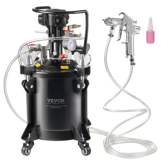 Vevor - VEVOR Réservoir de Peinture sous Pression 10 L 70 PSI Agitation Automatique - Image 1