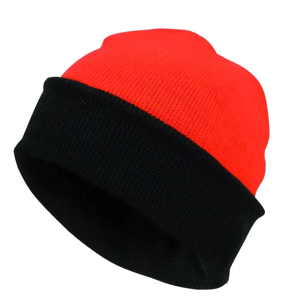 Bonnet chasse réversible acrylique bicolore noir orange  Taille - Image 3