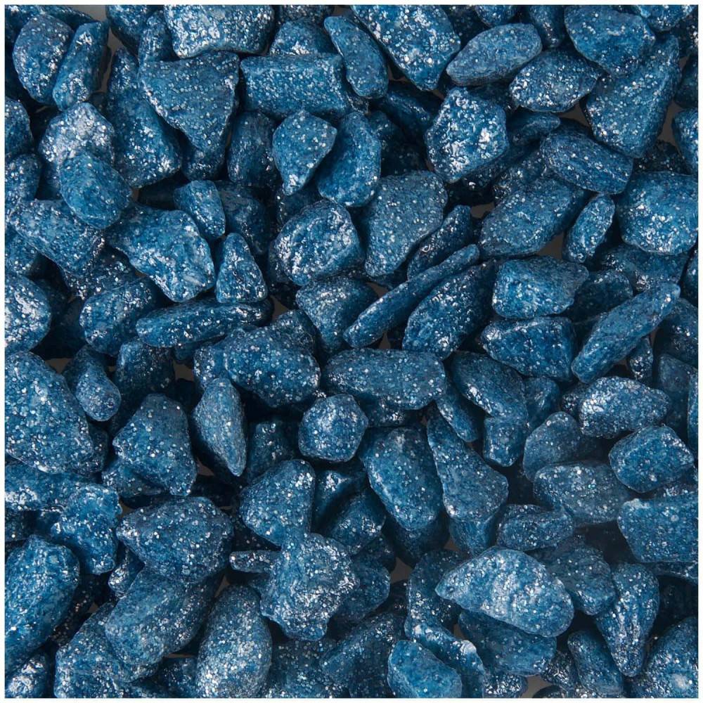 Gravier brillant Néon bleu foncé 1 kg aquarium - Imagen 2