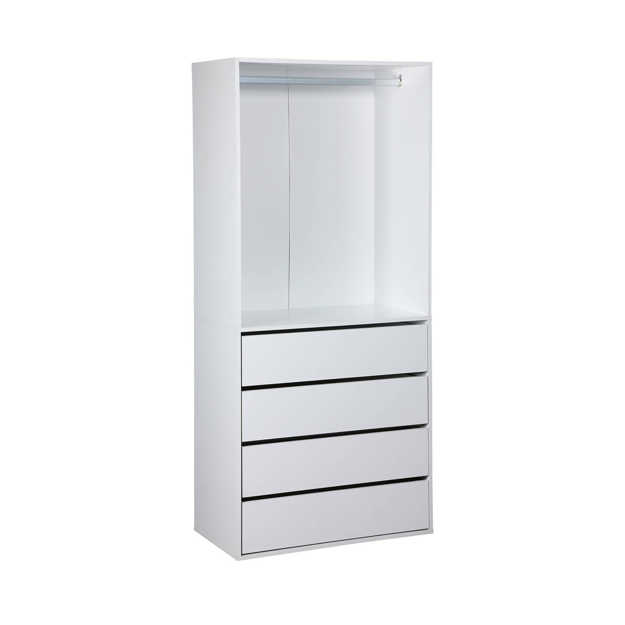 sweeek - Kit dressing modulable 4 éléments blanc – Panneaux stratifiés – Sweek - Image 6