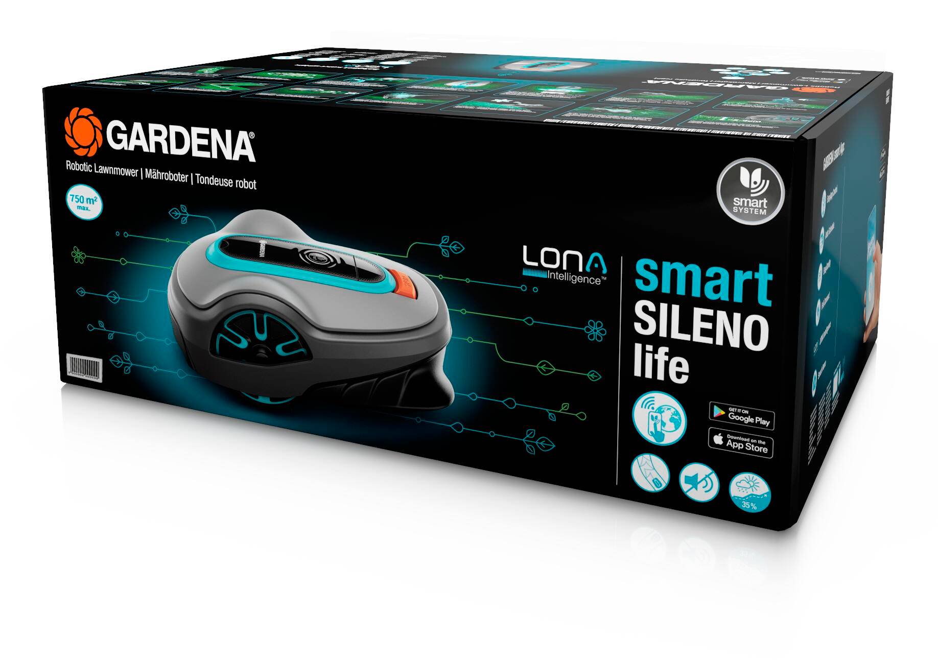 Gardena - Robot tondeuse connecté smart SILENO life - 850m² - 19707-66 wifi, LONA - GARDENA -19707-66 - Imagen 9