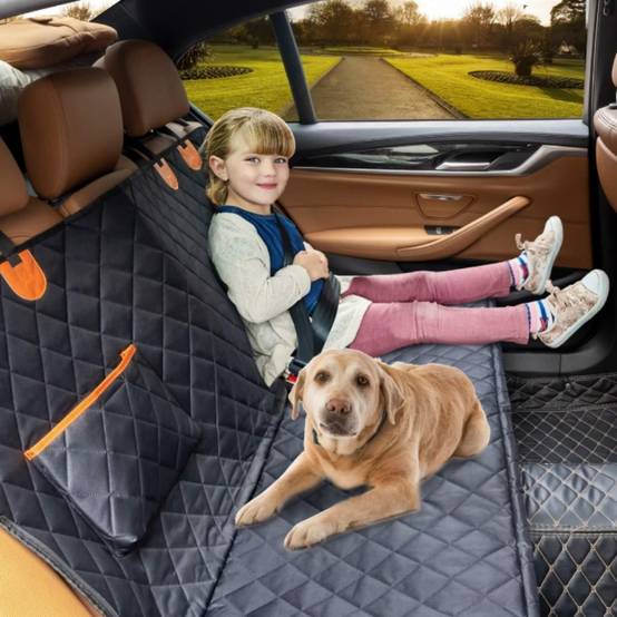 IntiMeg - Slipcover pour siège de voiture pour chien Gris foncé IntiMeg - Image 3