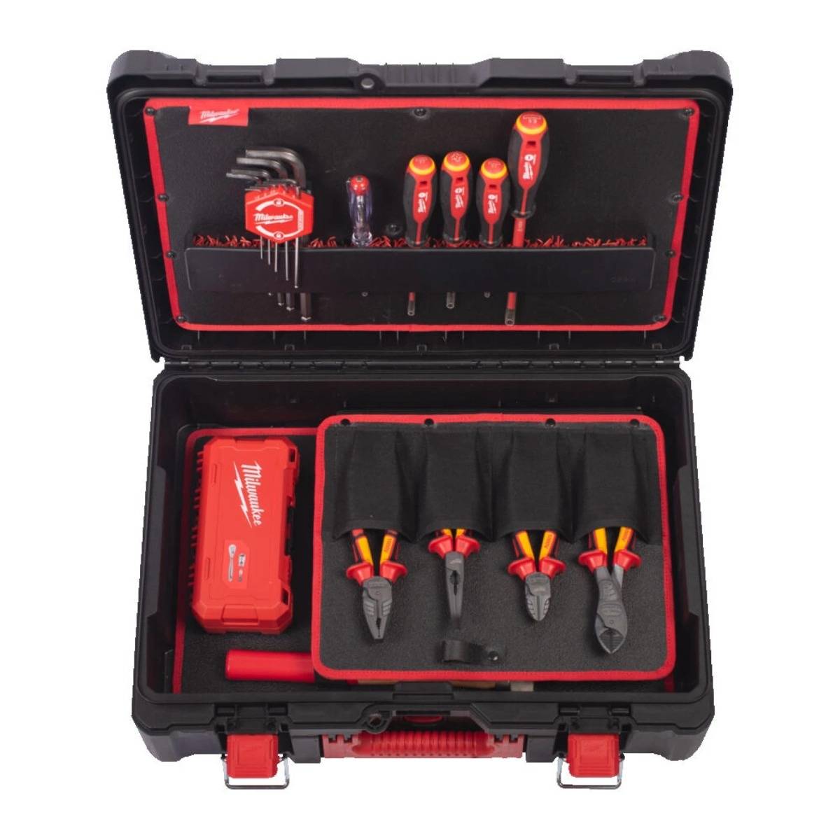 PACKOUT™ Ensemble d'Outils en Coffret - 62 pièces - pour Électriciens - MILWAUKEE - 4932499466 - Image 2