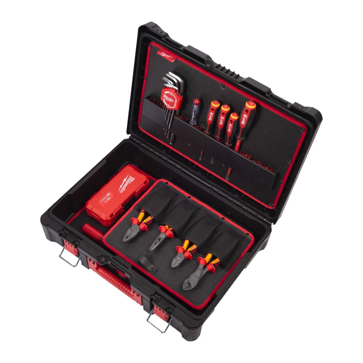 PACKOUT™ Ensemble d'Outils en Coffret - 62 pièces - pour Électriciens - MILWAUKEE - 4932499466 - Image 1