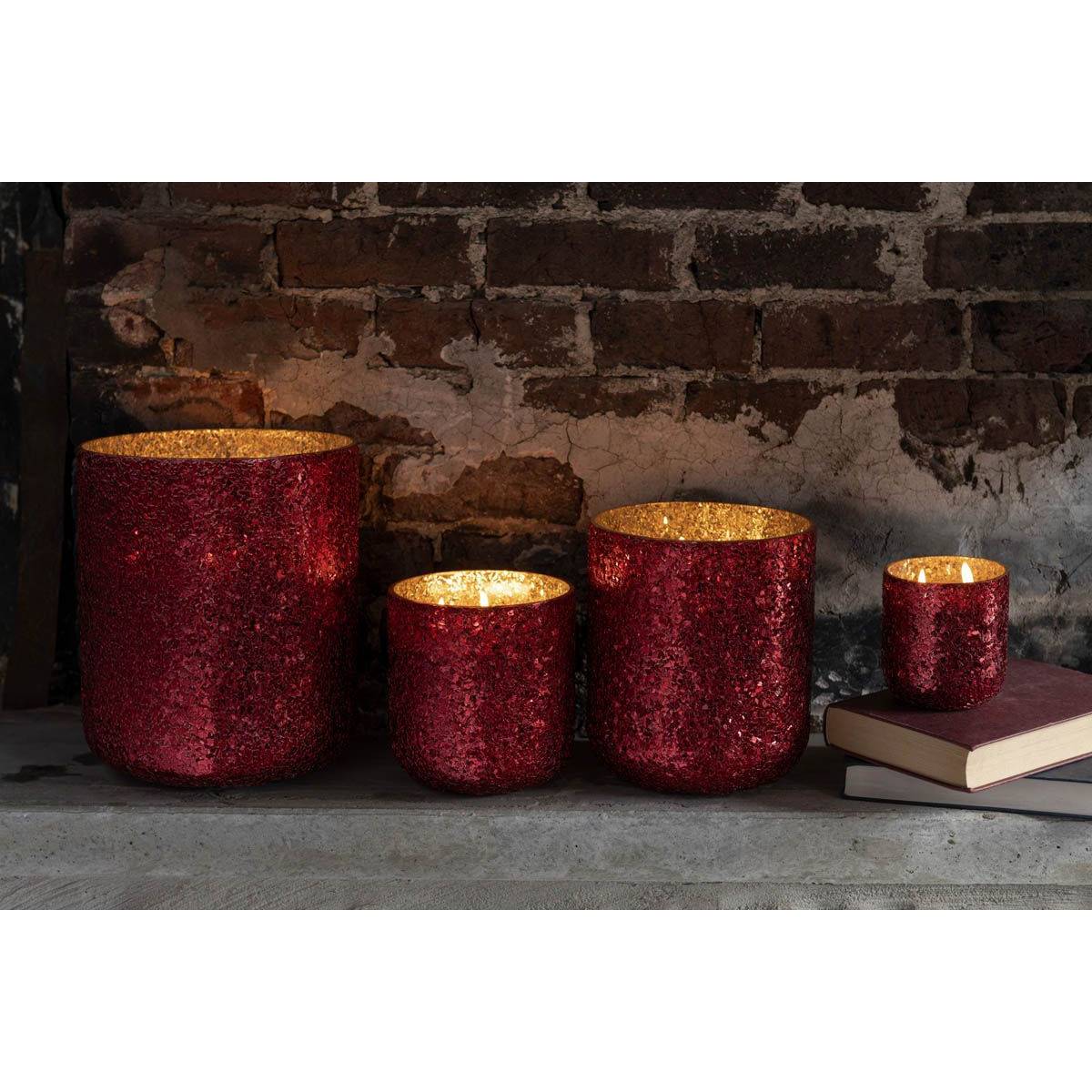 Bougie Parfumée Déco "Luxuria" 25cm Berry Bliss - Imagen 6